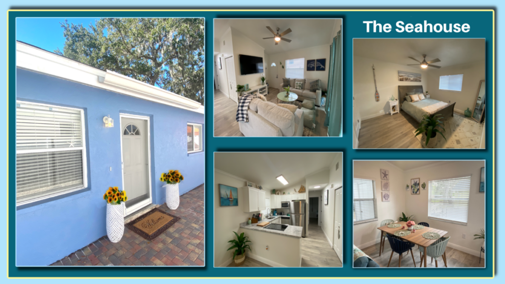 The Seahouse is a 2 bed, 2 bath vacation villa at Fisherman's Cove Waterfront Resort