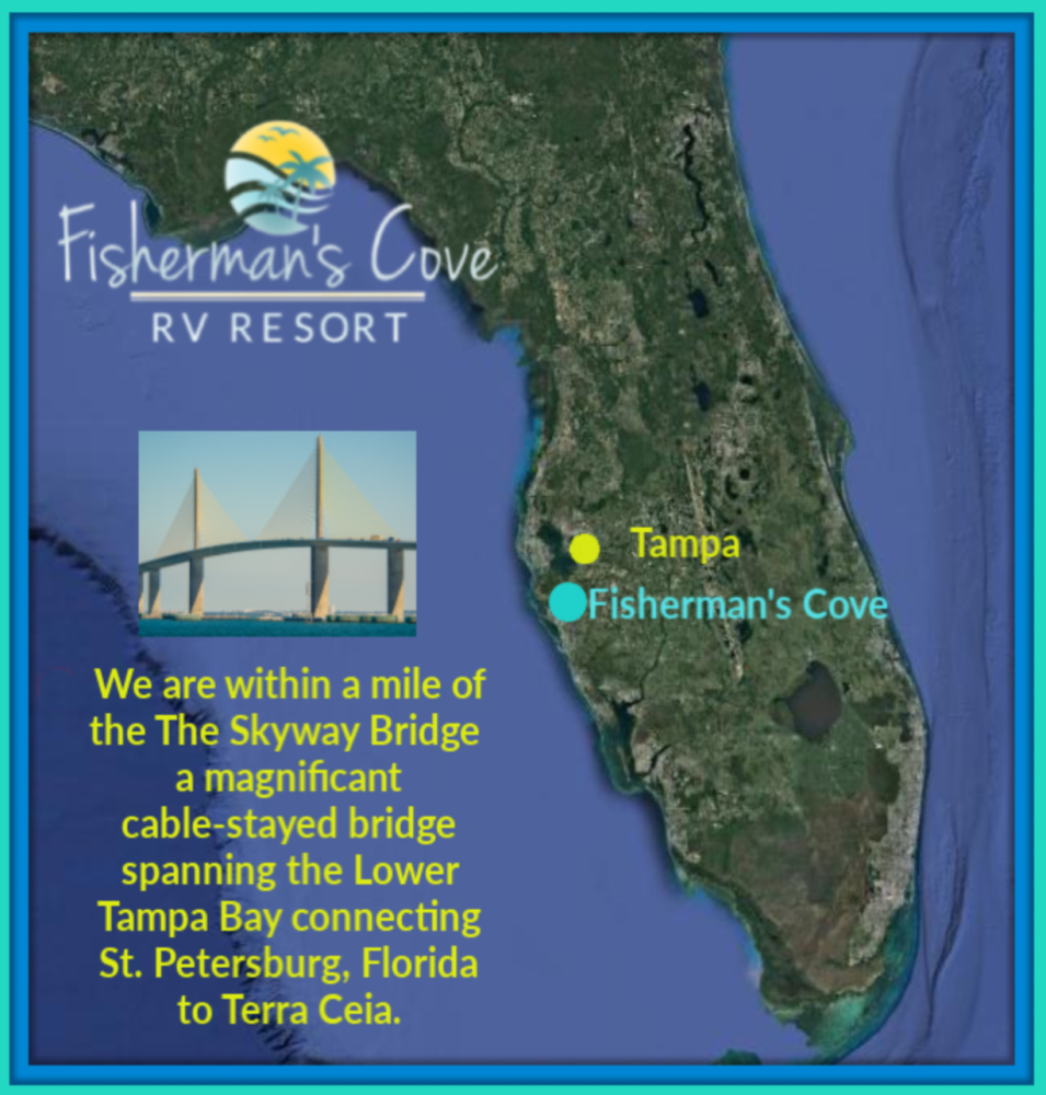 Check rates at Fisherman's Cove Waterfront Resort near Tampa Bay Florida.