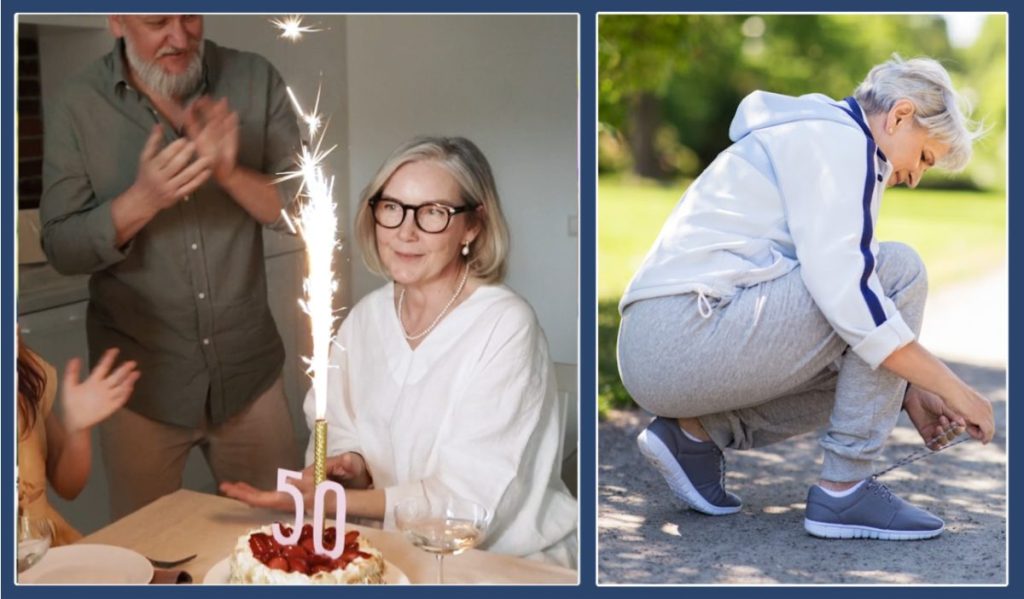 Repetitive actions include tying your shoelaces or even birthday parties.